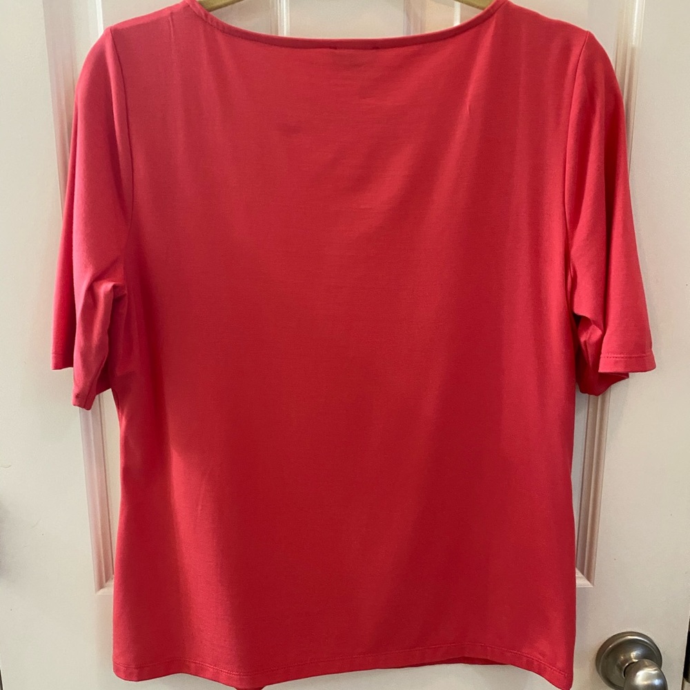 Talbots short sleeve tee with scoop neck - Picture 4 of 4